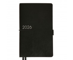 Дневник датированный 2026 Leo Planner Glory 12х20 см 352 страницы черный (252632)
