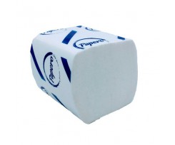 Туалетная бумага Papero двухслойная белая 200 листов (TV003)