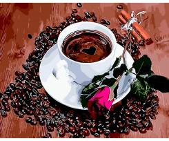 Картина по номерам ZiBi Art Line Кофе 40х50 см (ZB.64193)