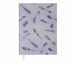 Дневник датированный Buromax Provence 2024 A5 336 страниц лавандовый (BM.2161-39)