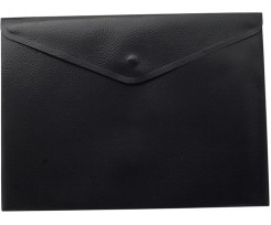 Папка-конверт Buromax на кнопке A4 полипропилен черный (BM.3925-01)