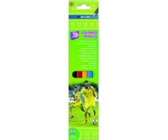 Олівці кольорові Cool For School Football Federation 2.7 мм 6 кольорів асорті (FF00105)