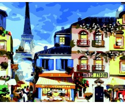 Картина за номерами ZiBi Art Line Париж 40х50 см (ZB.64167)