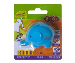Чинка Zibi Kids line Слоник з контейнером блакитний (ZB.5586-5)