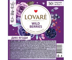 Чай Lovare Wild berry 50 пакетиков черный (lv.72816)