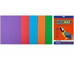 Набір кольорового паперу Buromax Intensiv А4 5 кольорів 50 аркушів (BM.2721350-99)