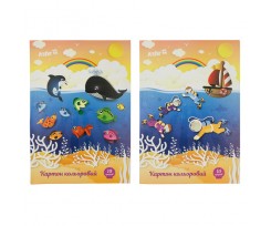 Картон Kite односторонній, А4, 10 аркушів, 10 кольорів (k17-1255)
