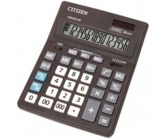 Калькулятор бухгалтерський Citizen 155x205x35 мм 16 розрядний чорний (CDB 1601 BK)