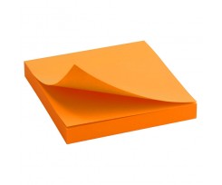 Блок паперу Axent Delta з клейким шаром 75x75 мм 100 аркушів помаранчевий (D3414-15)