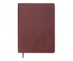 Дневник датированный 2026 г. Buromax Dark Morandi A5 336 страниц темно-красный (BM.21157-13)