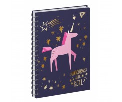 Блокнот YES Unicorn А6 64 листа линия (151623)