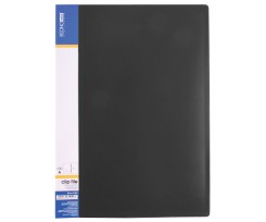 Папка-скоросшиватель Economix А4 17 мм пластиковая черная (E31201-01)