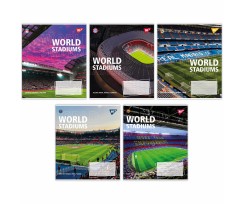 Зошит шкільний Yes World stadium А5 24 аркушів лінія (767050)