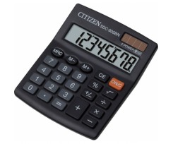 Калькулятор настільний Citizen 102x131x18 мм 8 розрядний пластик чорний (SDC 805)