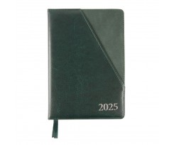 Щоденник датований 2025 Leo Planner Whisky A5 368 сторінок темно-зелений (252547)
