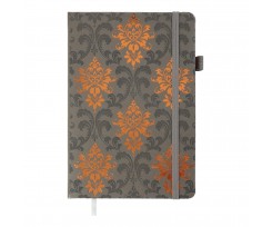 Блокнот деловой Buromax Royal А5 96 листов клеточка серая (BM.295125-09)