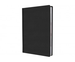Ежедневник недатированный Economix Cabinet Square А5 320 страниц черный (O25438-01)