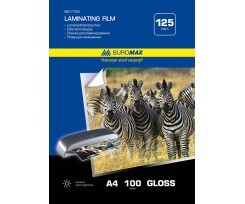 Плівка для ламінування Buromax A4 216x303 мм 125 мкм 100 штук (BM.7725)