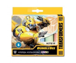 Крейда Kite Transformers, кольорова, 6 кольорів (TF19-073)
