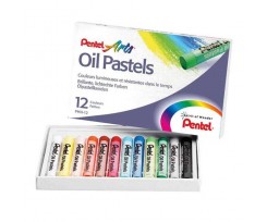 Крейда пастельна Pentel 12 штук асорті (PHN-12)