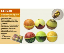 Іграшка антистрес-сквіш кулька-фрукт 10 см (CLR230 )