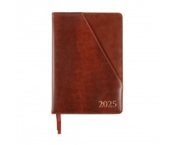 Щоденник датований 2025 Leo Planner Whisky A5 368 сторінок коричневий (252548)