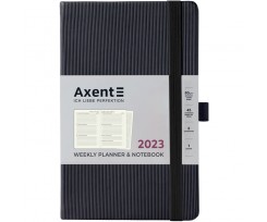 Щотижневик Axent Partner Lines 125x195 мм 96 аркушів чорний (8515-23-01-A)