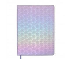 Дневник датированный 2026 Buromax Bloom A5 336 страниц серебряный (BM.21156-24)