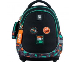 Рюкзак шкільний Kite Education Crazy Mode 36x27x16 см 15.5 л чорний (K24-724S-4)