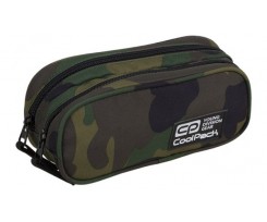 Пенал COOLPACK CLEVER TWO ZIP PENCIL POUCH CAMO CLASSIC 8х22х9см (89289CP)