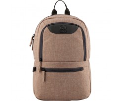 Рюкзак GoPack Сity, 37x24x9 см, 10 л, поліестер, бежевий (GO20-119S-2)
