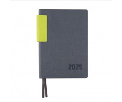 Щоденник датований 2025 Leo Planner Infinity A5 368 сторінок темно-сірий (252534)