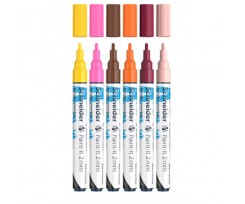Маркер акриловий Schneider Paint-it 310 2 мм Wallet Set3 6 штук асорті (S120197)