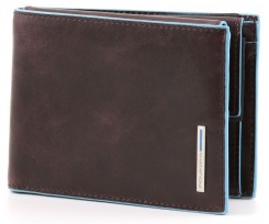 Портмоне Piquadro Blue Square 12.5x9x3 см коричневий (PU1392B2_MO)