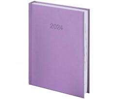 Дневник датированный 2024 Brunnen Torino А6 368 страниц сиреневой (73-736 38 654)