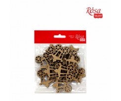 Міні-заготовка ROSA TALENT Карета 1 МДФ 39х47 мм 10 шт (2809183)