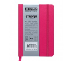 Блокнот деловой Buromax Strong 95x140 мм 80 листов клетка розовый (BM.29012101-10)