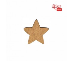 Міні-заготовка ROSA TALENT Зірочка 2 МДФ 40х40 мм 10 шт (2809134)