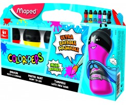 Фарби гуашеві Maped Color Рeps 75 мл 6 кольорів (MP.810010)