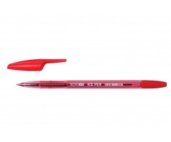 Ручка шариковая Economix Ice Pen 0.5 мм красная (E10186-03)