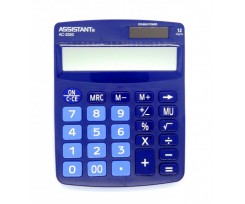 Калькулятор Assistant 152x120x39 мм 12 разрядов синий (AC-2320)