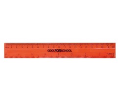 Линейка Cool for school Neon 20 см красная (CF81338)