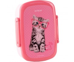 Ланчбокс с наполнением Kite Studio Pets 750 мл розовый (SP24-163)