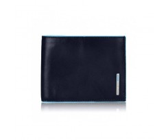 Портмоне горизонтальное Piquadro BL SQUARE с отделением для монет синее (PU1240B2_BLU2)