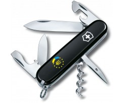 Складаний ніж Victorinox Spartan Ukraine 12 функцій чорний (Vx13603.3_T1130u)