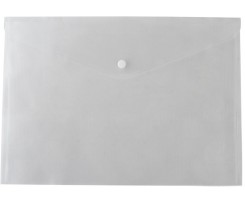 Папка-конверт Buromax на кнопке A4 полипропилен прозрачный (BM.3926-00)