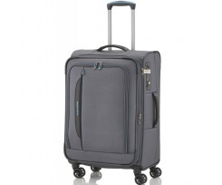 Чемодан Travelite CROSSLITE M 69-80 л антрацитовый (TL089548-04)