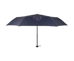 Зонтик Kite Hearts 86 см черный (K22-2999-2)