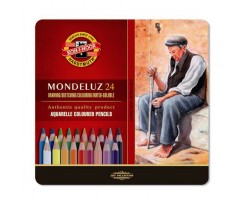 Олівці кольорові Koh-i-Noor Mondeluz 3.8 мм 24 кольори асорті (3724)