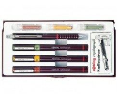 Набір рапідографів Rotring Junior Set 3 штуки 0.25-0.5 мм чорні (S0699480)